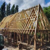 Chaumiere chevronnage